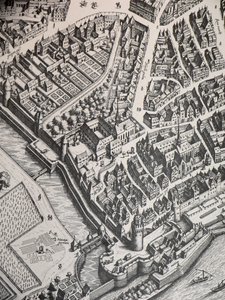Frankfurt Karmeliterkloster 1628 by Unbekannter Künstler