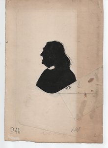 Franz Liszt (1811-1886) (silhouette) by Unbekannter Künstler