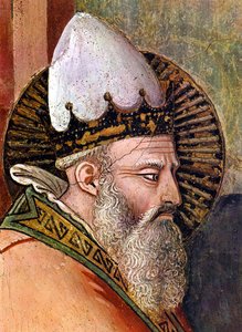 Fresco by Maso di Banco, detail (fresco)