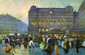 Gare St Lazare, Paris, c. 1900 by Unbekannter Künstler