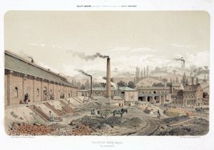 General Industrial Scenes, Coal Mine at Valentin Cocq, Belgium