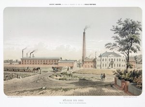 General Industrial Scenes Zinc Works at Mulheim an der Ruhr, Germany by Unbekannt