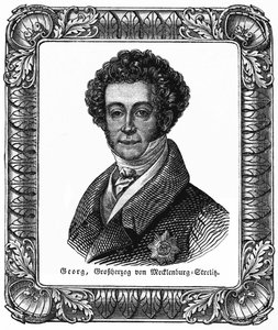Georges de Mecklembourg Strelitz, grand duke of Mecklenburg-Strelitz (Illustration from 