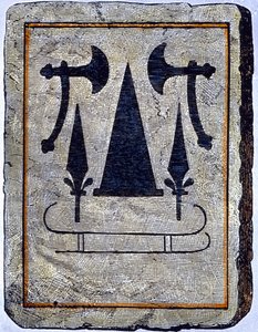 Grave Plate by Unbekannter Künstler