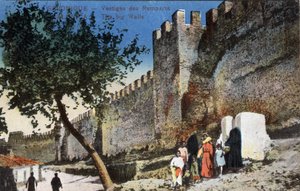 Greece, Thessaloniki: Remains of the Walls - Postcard 1914-1918