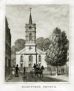 Hampstead Church by Unbekannt