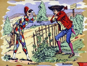Harlequin and Bobeche by William M. Timlin