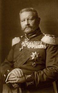 History. Germany. The General Paul von Hindenburg. Photo, Germany, c.1914-16. (postcard) by Unbekannter Künstler