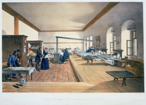 Hospitals Hospital ward, Scutari, Crimea by Unbekannter Künstler