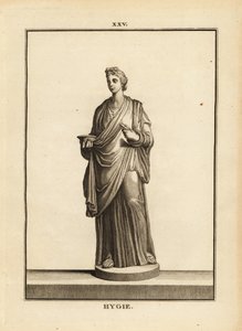 Hygieia, Greek and Roman Goddess of Health and Cleanliness