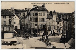 Ile de France, Seine et Marne (77), Ferte-sous-Jouarre: the crossroads of the Church - Postcard late 19th-beginning 20th century by Unknown