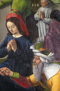 Chateau de Loches - Detail of the Altarpiece of the Crucifixion - Ecole de Jean Fouquet - 1485 by Unbekannt