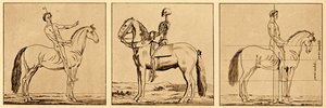 Instructions on the Posture on Horseback by Unbekannter Künstler
