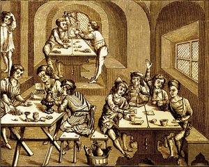 Interior of a Hostelry by Unbekannter Künstler