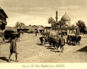 Iraq - View of New Street Baghdad from North Gate by Unbekannter Künstler
