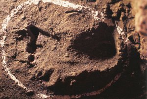 Footprints of Prehistoric Hunter by Benjamin Baud