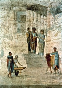 Jason and Pelias, from the House of Jason, or of the Fatal Loves, Pompeii by Unbekannter Künstler
