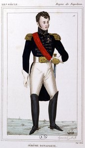 Jerome Bonaparte, c. 1810 (engraving) by Unbekannter Künstler
