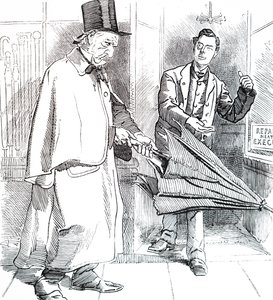 Joseph Chamberlain and William Ewart Gladstone
