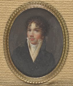 Youth with Curls on Forehead