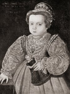 Lady Arbella Stuart as a Child, from The Girl Through the Ages, Published 1933 by Unbekannt