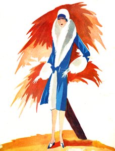 Le Miroir des Modes September 1927 by Unbekannter Künstler