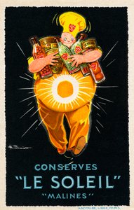 Le Soleil Malines Conserves - Advertisement by Unbekannter Künstler