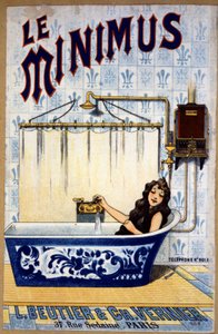 Le minimus Bathroom, c. 1900 by Unbekannter Künstler