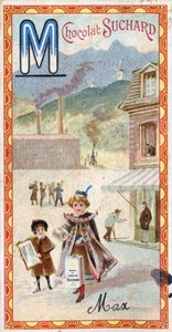 Letter M: Mountain, Mirror, Machine, Manufacture, Coat, Beggar, Mill by Unbekannt