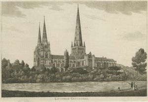 Lichfield Cathedral - South View by Unbekannt