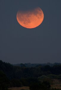 Lunar Eclipse, United Kingdom, 7 September 2006 by Unbekannt