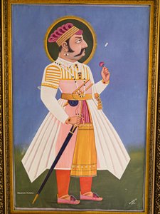 Maharaja Kumbha, Painting, Mehrangarh Fort, Jodhpur, Rajasthan, India, Asia by Unbekannter Künstler