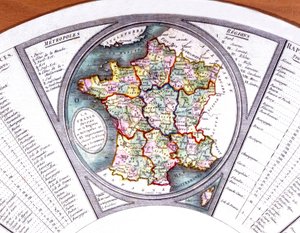 Map of France by Unbekannter Künstler