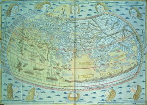 Map of the world by Unbekannter Künstler