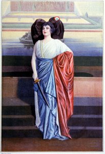 Marthe Anthelmine Chenal Singing Marseillaise