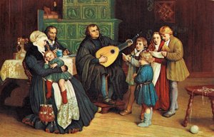 Martin Luther with His