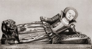Mary of England, Scotland and Ireland, from Her Tomb at Westminster Abbey, from The Girl Through the Ages, Published 1933 by Unbekannt