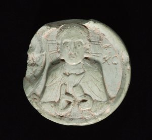 Medallion with Christ by Unbekannt