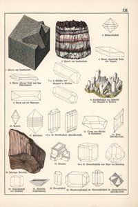 Minerals and crystals by Unbekannter Künstler