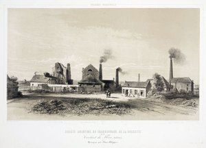 Mining, Coal De la Cossette Coalmining Company, Belgium by Unbekannt