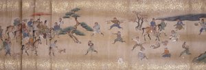 Monkeys Hunting by Unbekannter Künstler
