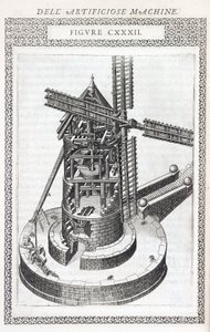 Wheat Mill, Section Showing Functioning by Unbekannt
