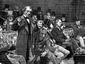 Mr Disraeli in the House of Commons