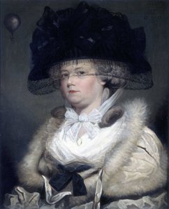 Mrs Sage, the First English Lady Balloonist by Unbekannt