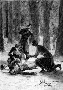 Murder of Philippe Lebon (1769-1804) inventor in 1804, on Le Havre road