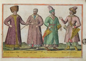 Muscovite and Tartar costume