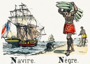 N - Navire Negre - Child Entertainment Alphabet c.1890 by Unbekannt