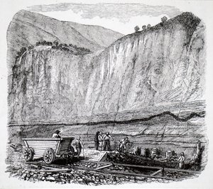 Navvies Working on the Liverpool-Manchester Railway by Unbekannt