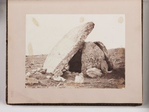 Neolithic monument, Wales, c 1860s by Unbekannt
