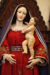 Oratorio Confraternale del SS.mo Crocefisso (1714), Gallipoli, Apulia: Virgin and Child, Italy by Unbekannt